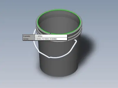 Five-Gallon Bucket Free 3D model