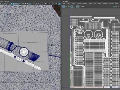 Realistic Scope Low-poly 3D model