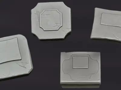 Mini Nadgrob 3D model