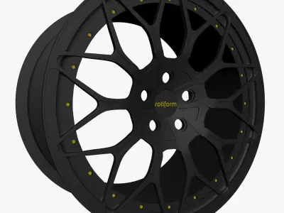 Rotiform rim 3D model