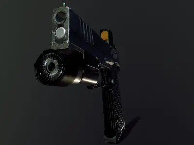 Staccato P 2011 Low-poly 3D model