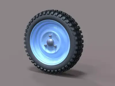 Offroad wheel 24 3D model
