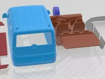 Opel Combo 2012 Printable Car 3D print model