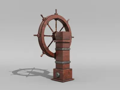 Pirate Ship Wheel 3D model