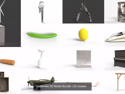 Ultimate 3D Model Bundle 3D Model Pack
