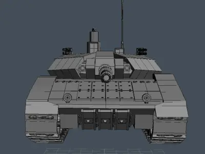 Free T-90M Free 3D print model