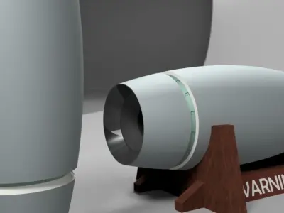 rocket bomb Free 3D model purchase