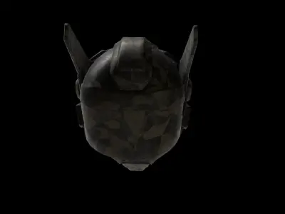 Sci-Fi Helmet Game Ready Low-poly 3D model purchase