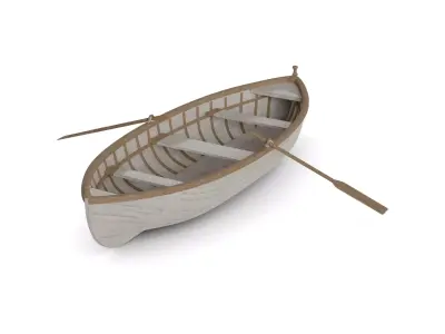 Rowboat 3D model buy