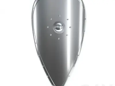shield metal 3D model purchase