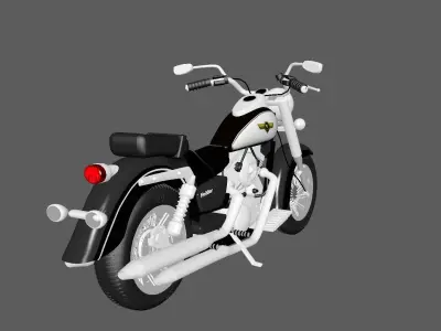 Motorcycle kawasaki  3D model