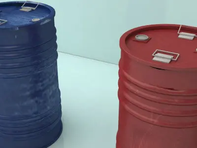 Oil Barrel 3D model buy