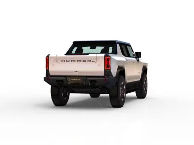 HUMMER EV Low-poly 3D model