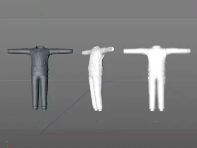 maintenance worker clothing cartoon clothing 3D model