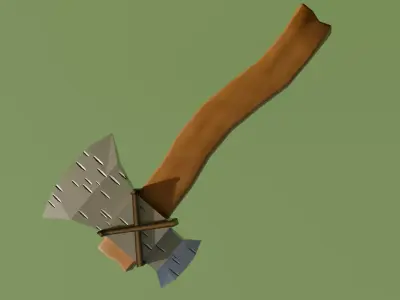 Weapons Low-poly 3D model