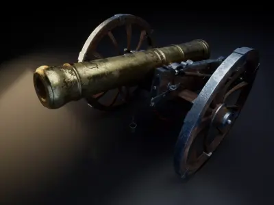 Canon Louis XIV 3D model