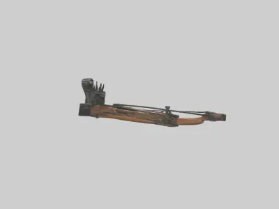 Crossbow Model 1 Low-poly 3D model