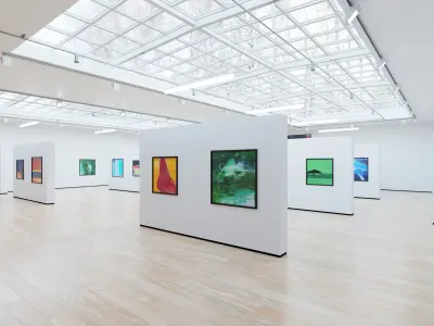 Art Museum Gallery Interior 4b Low-poly 3D model