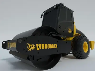 JCB  VM115 compactor 3D model