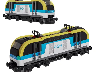 60336 Freight Train 3D model
