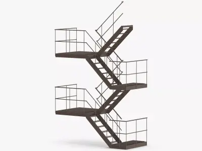External Staircase New 3D model