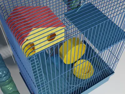 Cage for hamster  3D model