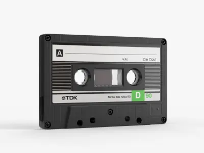  Cassette Tape - TDK D90 1986-1987 US 
