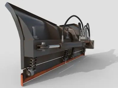 Fjaras snow plow 3D model