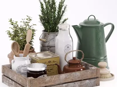 Kitchen Accessories-09 3D model