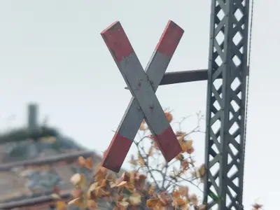 Diagonal cross set   3D print model