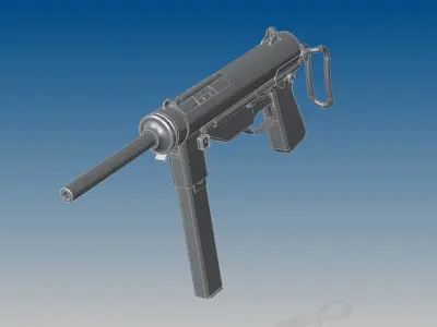 M3A1 Grease gun 3D model