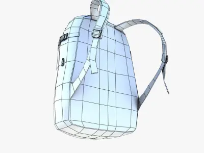 Backpack  Max obj fbx Low-poly 3D model