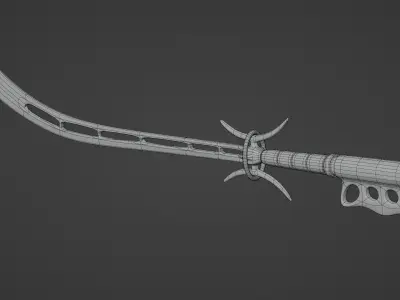 The spine splitter sword 3D model