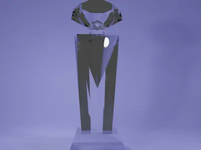 Crystal momento awards 3D model