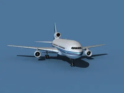 Lockheed L-1011-50 Corporate 3 3D model