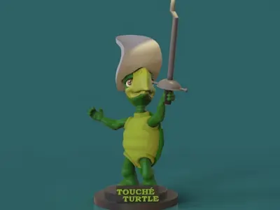Touche Turtle 3D print model