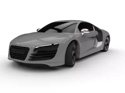 Audi R8 Free 3D model 3