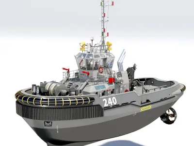  Tugboat   3D model