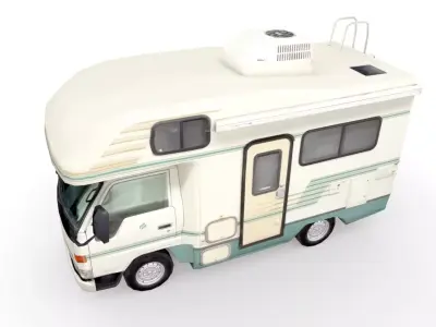 1999 Toyota Camroad RV lowpoly 3D model