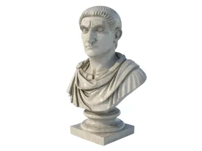 Constantine Emperor Low-poly 3D model