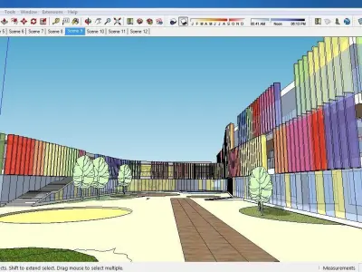 Sketchup Kindergarten A2 3D model