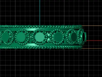 SIMPLE ANTIQUE RING 3D PRINTABLE MODEL 3D print model