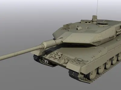 Leopard 2 Tank Free 3D model