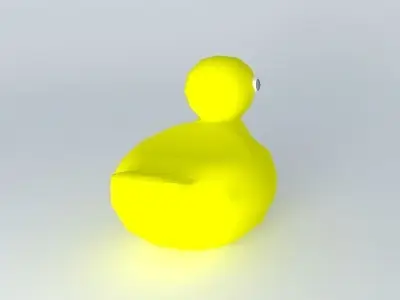Rubber Duckie Free 3D model
