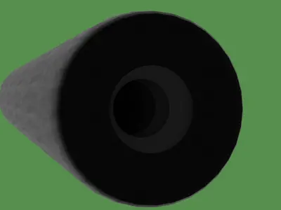 Sound Dampener Low-poly 3D model