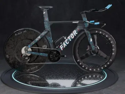 Factor Hanzo time trial bike Low-poly 3D model