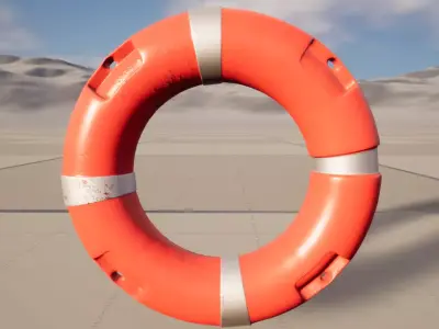 life buoy Free 3D model
