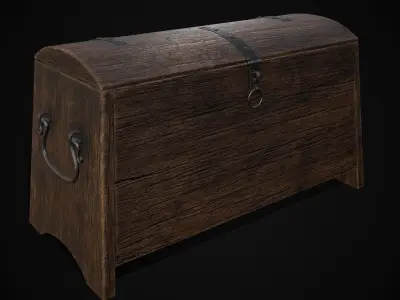 Slavomir Viking Chest Low-poly 3D model