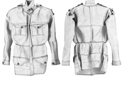 jacket autum 3D model
