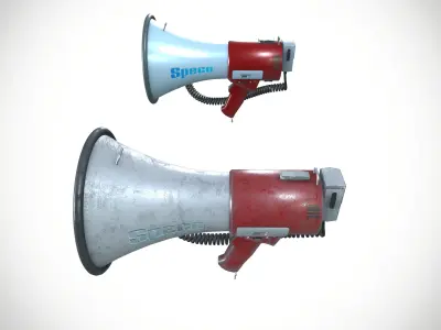 Mobile Mega Phone Announcement  Low-poly 3D model